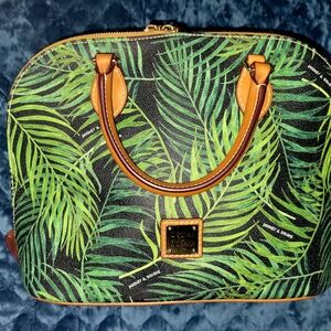 Dooney & Bourke Green Leaf Print Women's Bag
